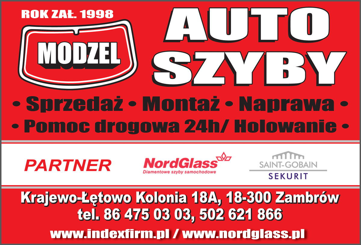 Modze" Edyta Modzelewska - montaż szyb ZAMBRÓW montaż szyb ZAMBRÓW